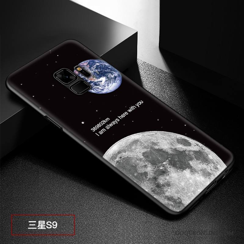 Samsung Galaxy S9 Coque De Téléphone Personnalisé Délavé En Daim Rouge Difficile Étoile Étui