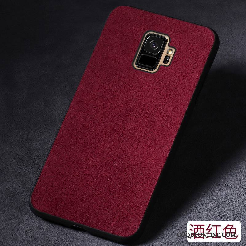 Samsung Galaxy S9 Coque De Téléphone Vin Rouge Marque De Tendance Incassable Étoile Créatif Tout Compris