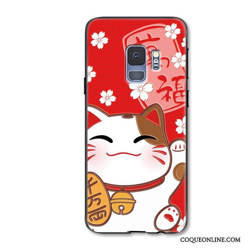 Samsung Galaxy S9+ Coque De Téléphone Étoile Rouge De Fête Dessin Animé Nouveau Étui