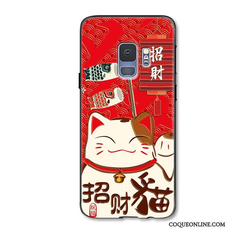 Samsung Galaxy S9+ Coque De Téléphone Étoile Rouge De Fête Dessin Animé Nouveau Étui