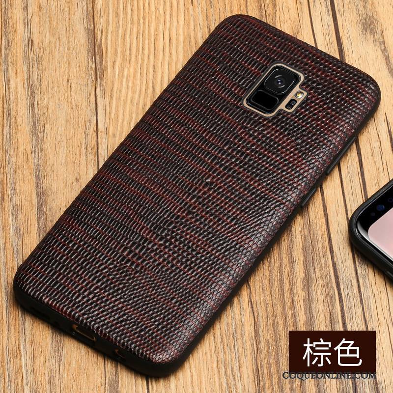 Samsung Galaxy S9 Coque Marque De Tendance Incassable Créatif Étui Étoile Personnalité Rouge