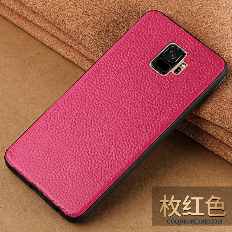 Samsung Galaxy S9 Coque Protection Incassable Marque De Tendance Créatif Rouge Étoile Tout Compris
