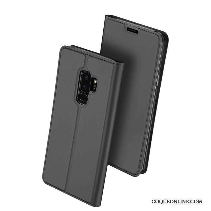 Samsung Galaxy S9+ Coque Tout Compris Rose Housse Nouveau Support Étui En Cuir Protection