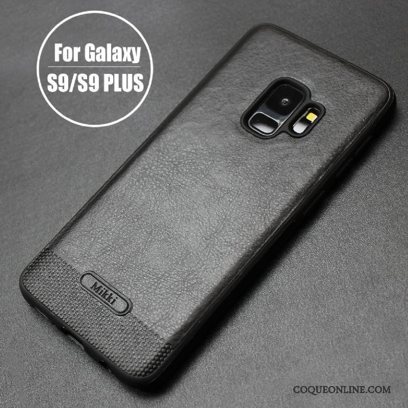 Samsung Galaxy S9+ Coque Étoile Fluide Doux Mode Simple Tout Compris Cuir Étui