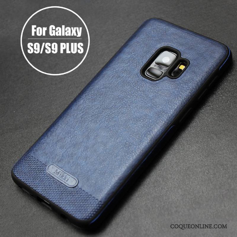 Samsung Galaxy S9+ Coque Étoile Fluide Doux Mode Simple Tout Compris Cuir Étui