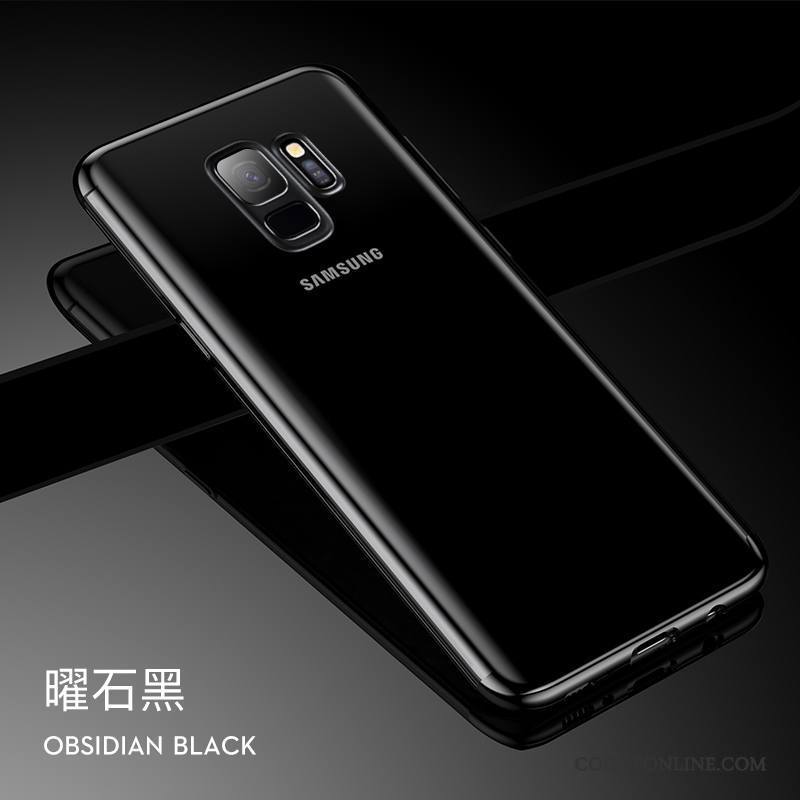 Samsung Galaxy S9 Coque Étoile Tendance Fluide Doux Très Mince Étui Transparent Or