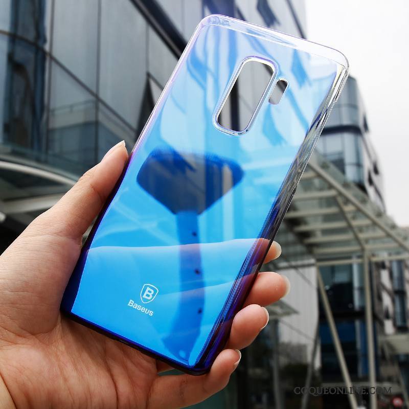 Samsung Galaxy S9+ Créatif Bleu Coque De Téléphone Protection Incassable Étoile Tendance
