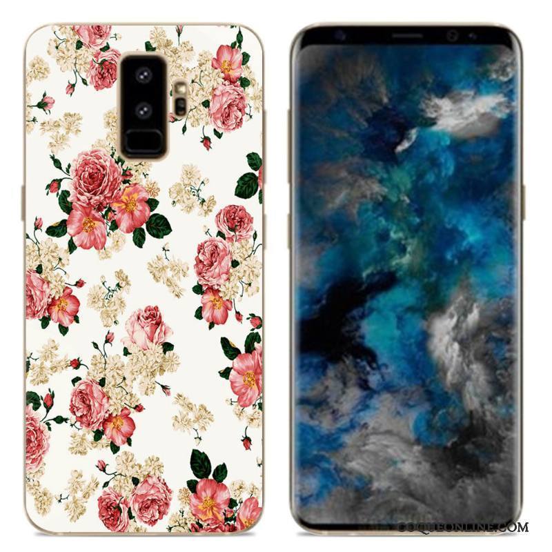 Samsung Galaxy S9 Créatif Dessin Animé Silicone Téléphone Portable Multicolore Coque De Téléphone Simple