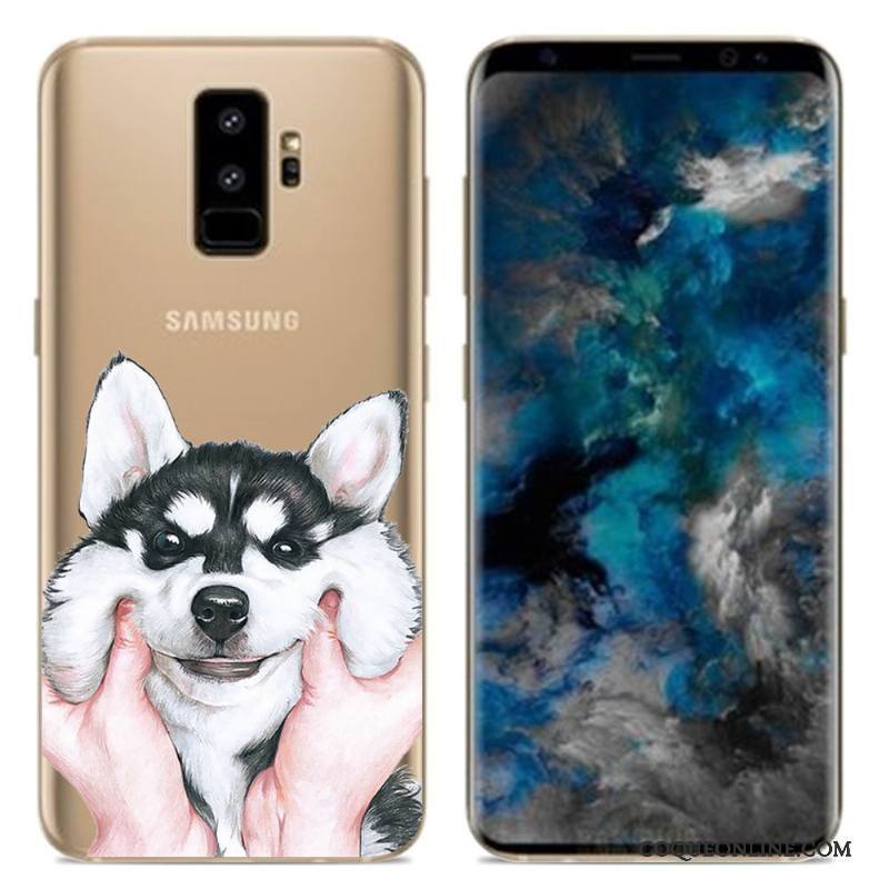 Samsung Galaxy S9 Créatif Dessin Animé Silicone Téléphone Portable Multicolore Coque De Téléphone Simple