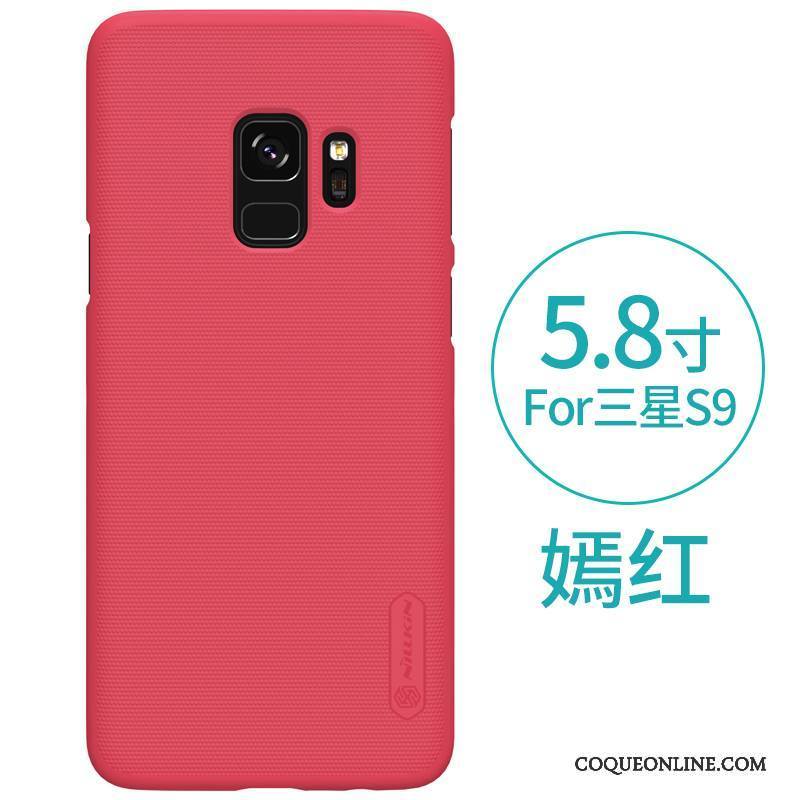 Samsung Galaxy S9 Difficile Coque De Téléphone Rose Or Délavé En Daim Protection Étoile