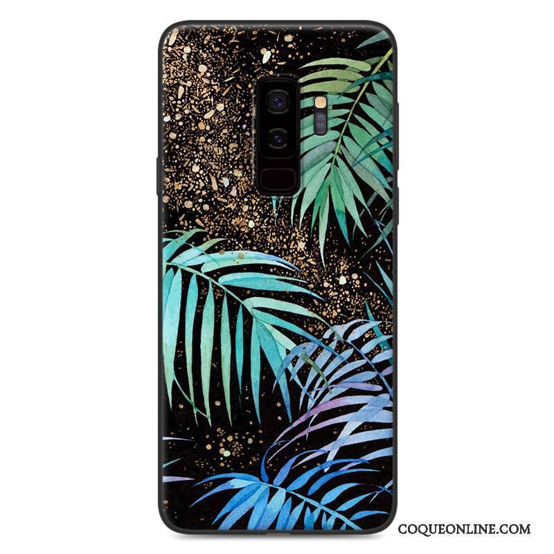 Samsung Galaxy S9 Délavé En Daim Gris Étui Protection Coque De Téléphone Dessin Animé Fluide Doux