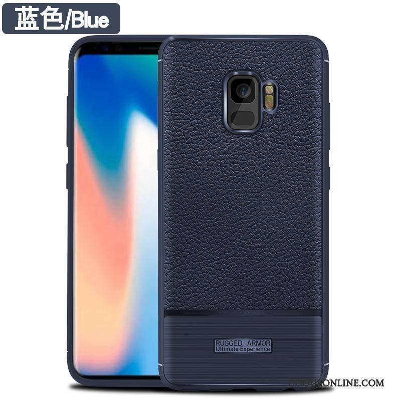 Samsung Galaxy S9 Incassable Coque De Téléphone Étoile Fluide Doux Étui Personnalité Bleu