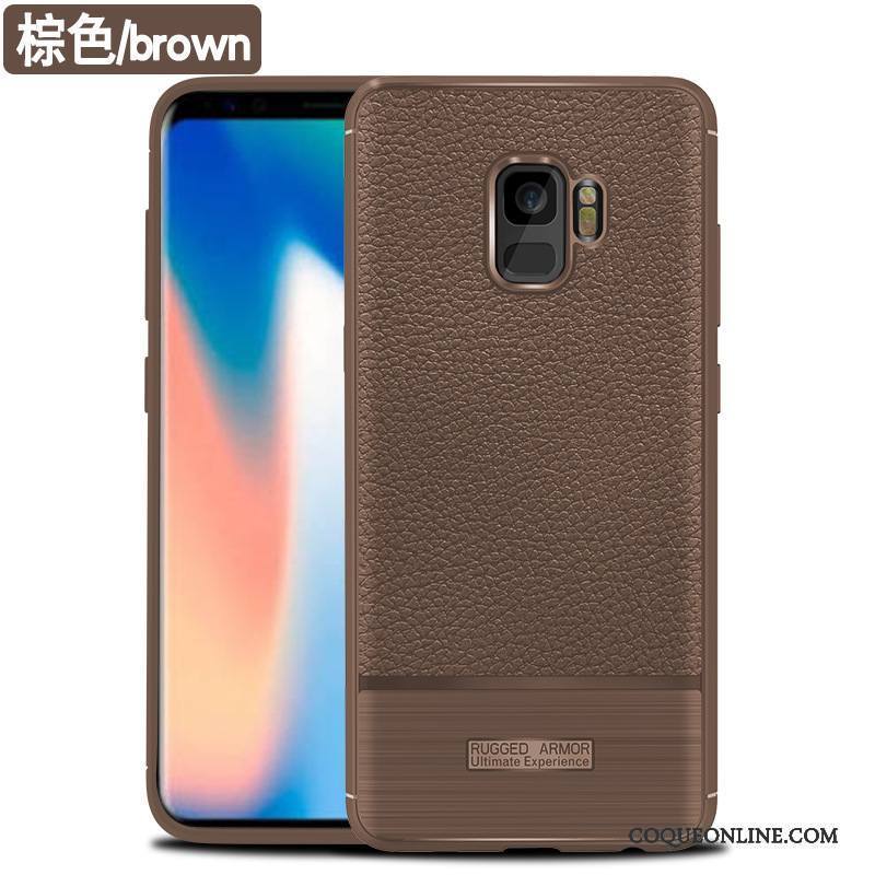 Samsung Galaxy S9 Incassable Coque De Téléphone Étoile Fluide Doux Étui Personnalité Bleu