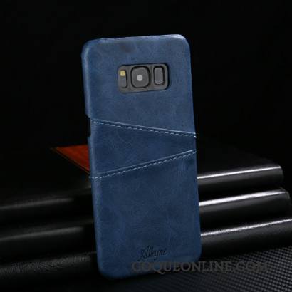 Samsung Galaxy S9 Incassable Coque Étui En Cuir Protection Cuir Véritable Téléphone Portable Mode