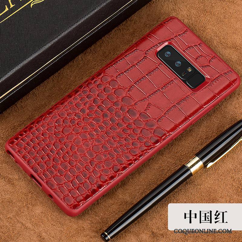 Samsung Galaxy S9 Marron Étoile Créatif Très Mince Coque De Téléphone Cuir Véritable Incassable