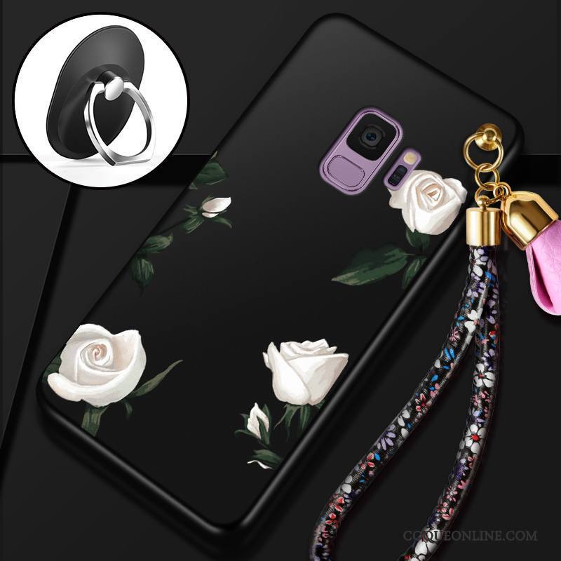 Samsung Galaxy S9 Noir Étui Tout Compris Incassable Étoile Protection Coque De Téléphone
