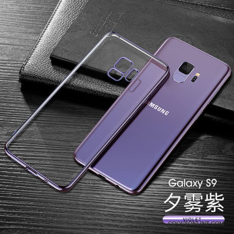 Samsung Galaxy S9 Protection Bleu Marin Très Mince Fluide Doux Coque De Téléphone Tout Compris Étoile