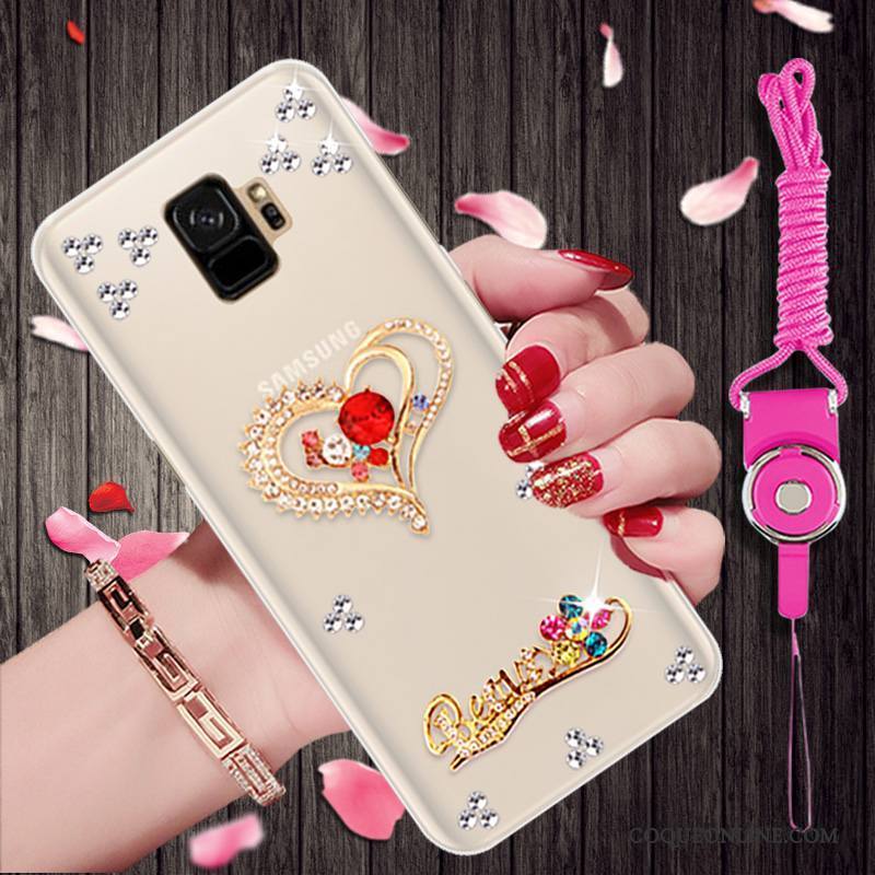 Samsung Galaxy S9 Protection Strass Créatif Dessin Animé Étui Tendance Coque De Téléphone