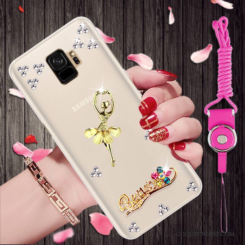 Samsung Galaxy S9 Protection Strass Créatif Dessin Animé Étui Tendance Coque De Téléphone