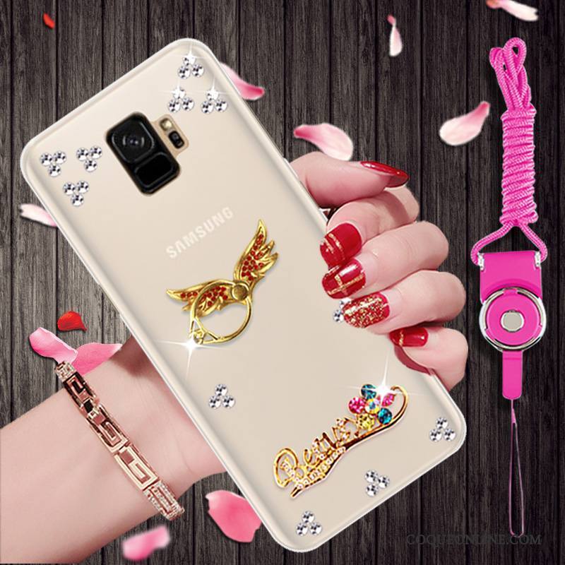 Samsung Galaxy S9 Protection Strass Créatif Dessin Animé Étui Tendance Coque De Téléphone