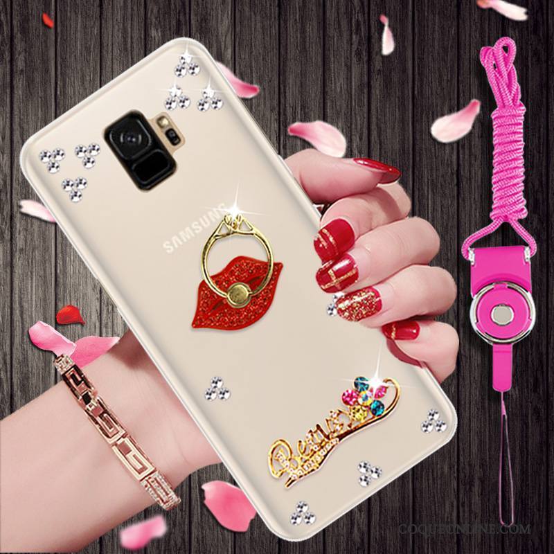 Samsung Galaxy S9 Protection Strass Créatif Dessin Animé Étui Tendance Coque De Téléphone