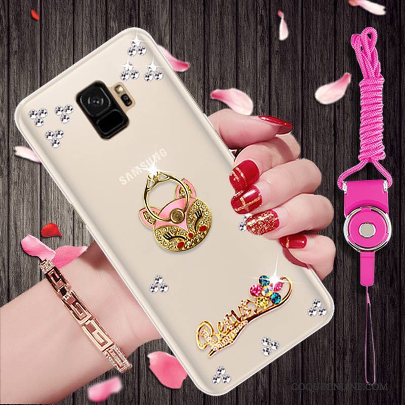 Samsung Galaxy S9 Protection Strass Créatif Dessin Animé Étui Tendance Coque De Téléphone