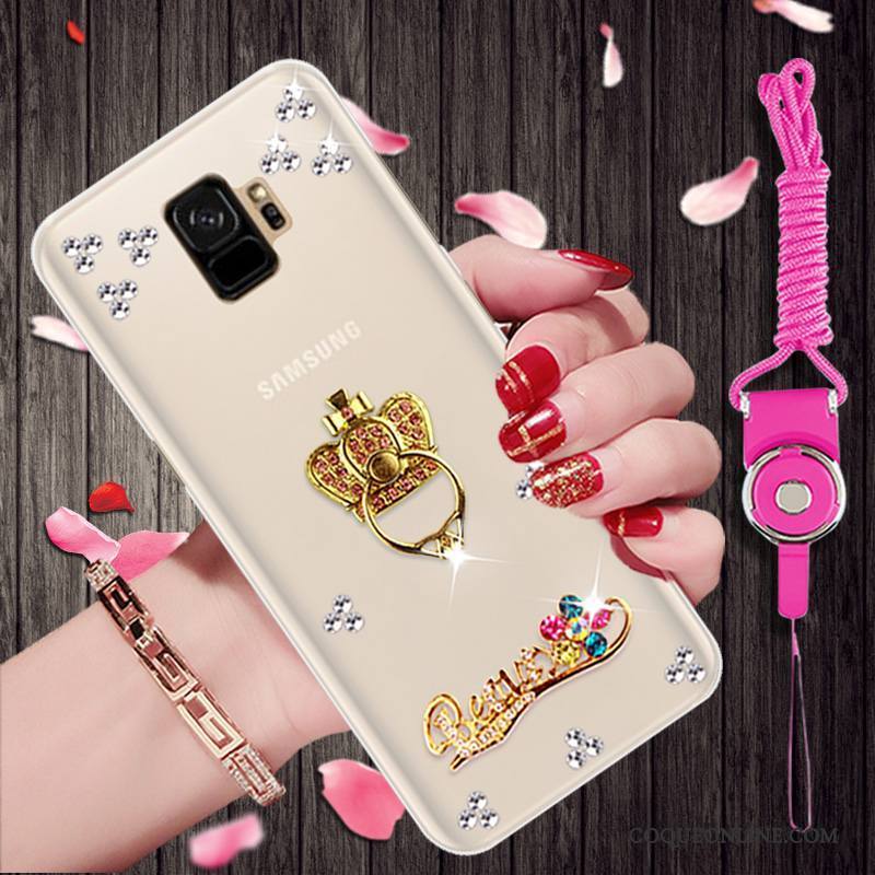 Samsung Galaxy S9 Protection Strass Créatif Dessin Animé Étui Tendance Coque De Téléphone