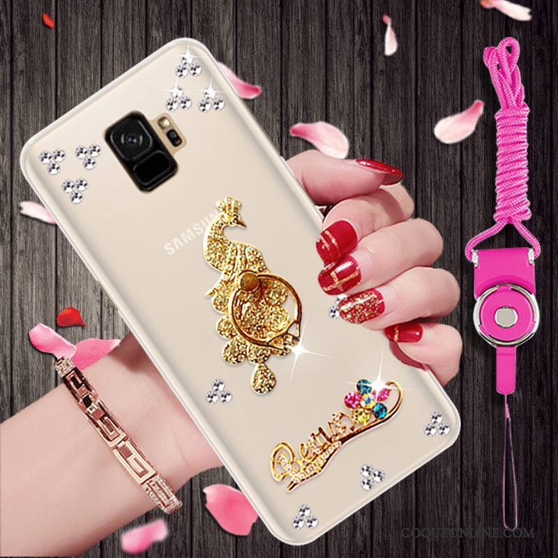 Samsung Galaxy S9 Protection Strass Créatif Dessin Animé Étui Tendance Coque De Téléphone