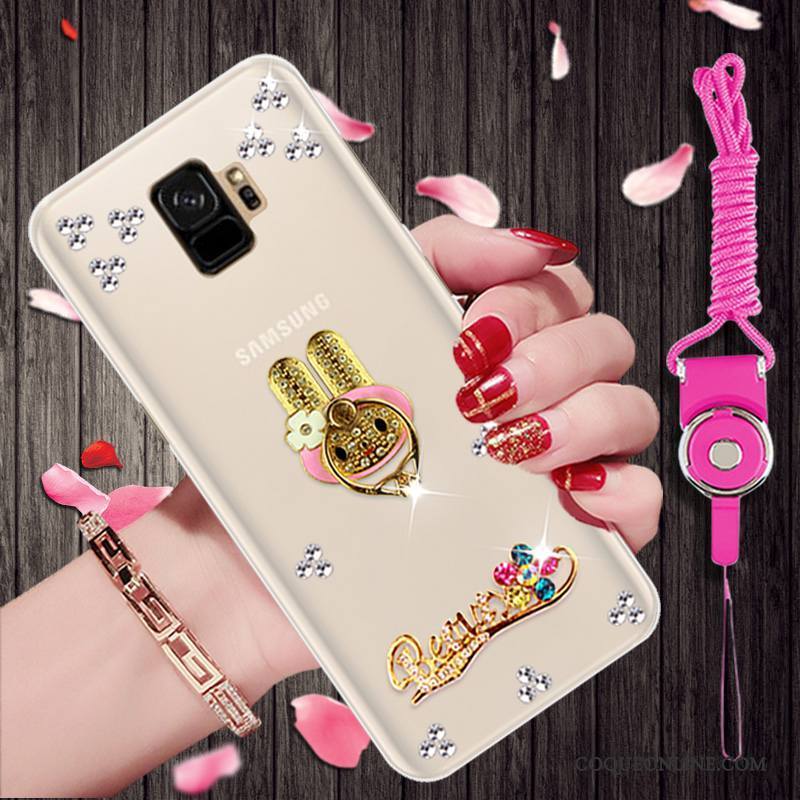 Samsung Galaxy S9 Protection Strass Créatif Dessin Animé Étui Tendance Coque De Téléphone