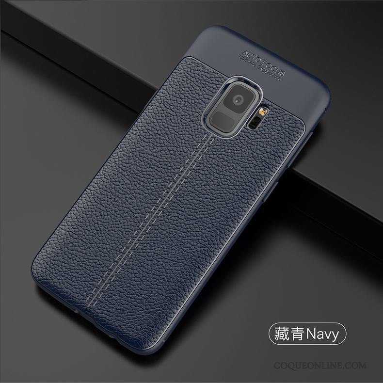 Samsung Galaxy S9+ Protection Tout Compris Bleu Coque De Téléphone Étoile Modèle Fleurie Silicone