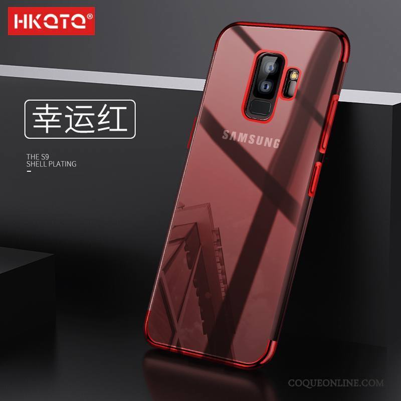 Samsung Galaxy S9 Rouge Protection Incassable Tout Compris Étoile Coque De Téléphone Étui