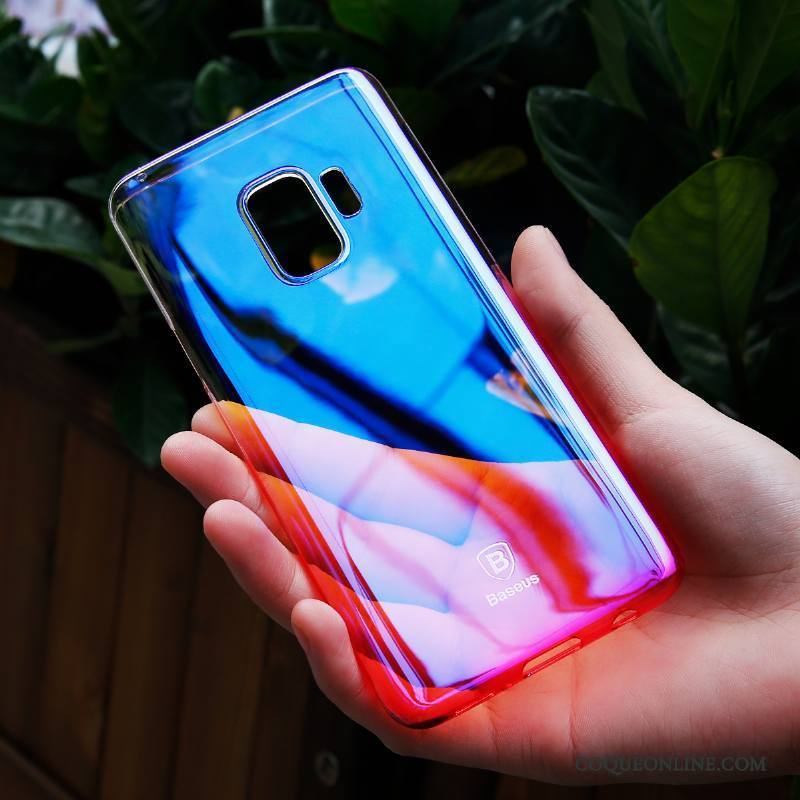 Samsung Galaxy S9 Tendance Coque De Téléphone Difficile Très Mince Étui Bleu Étoile