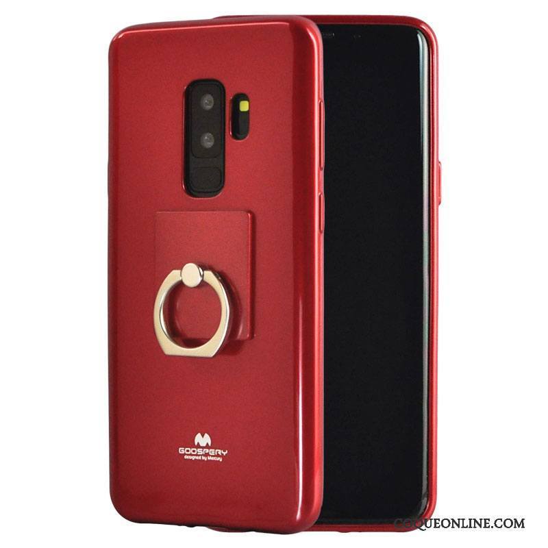 Samsung Galaxy S9+ Tout Compris Fluide Doux Protection Or Étui Étoile Coque