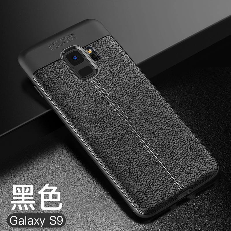 Samsung Galaxy S9 Tout Compris Étoile Fluide Doux Noir Protection Étui Coque De Téléphone