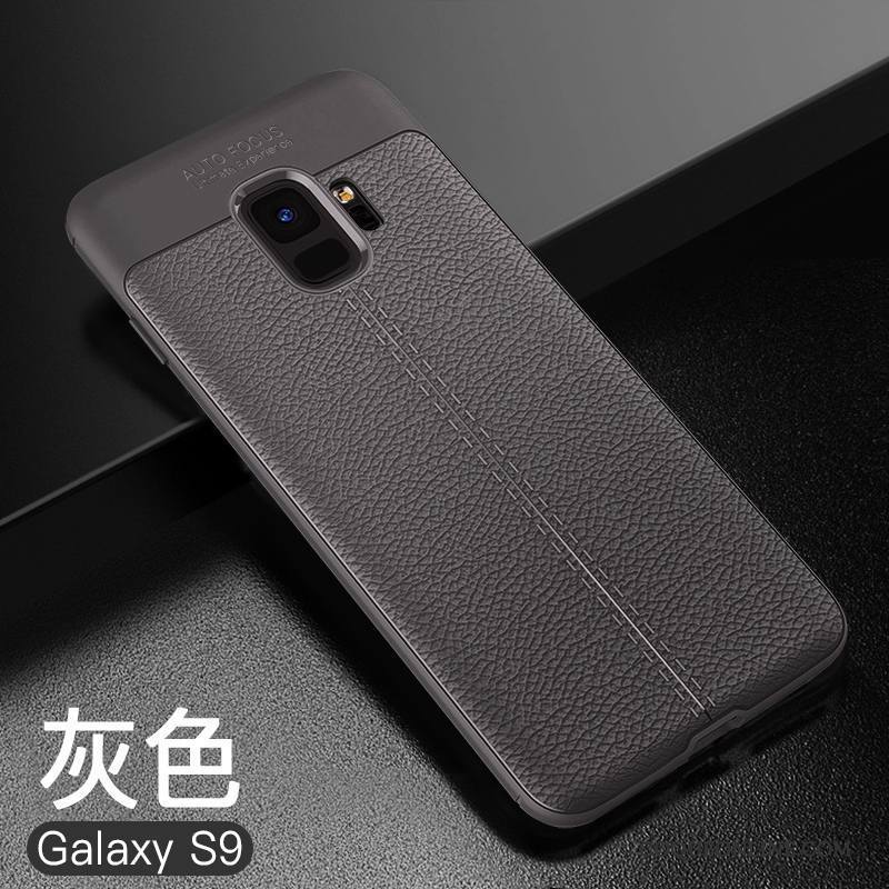 Samsung Galaxy S9 Tout Compris Étoile Fluide Doux Noir Protection Étui Coque De Téléphone