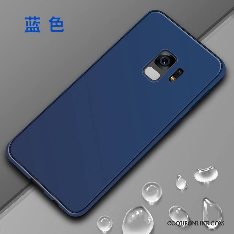 Samsung Galaxy S9+ Tout Compris Étoile Silicone Coque Très Mince Délavé En Daim De Téléphone