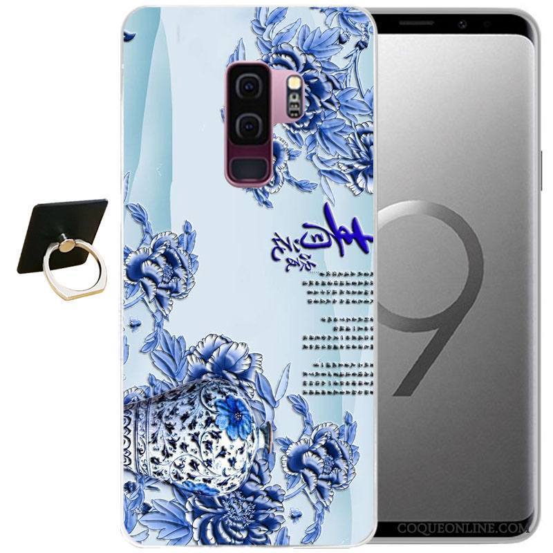 Samsung Galaxy S9 Étoile Bleu Vent Protection Coque De Téléphone Dessin Animé Tout Compris