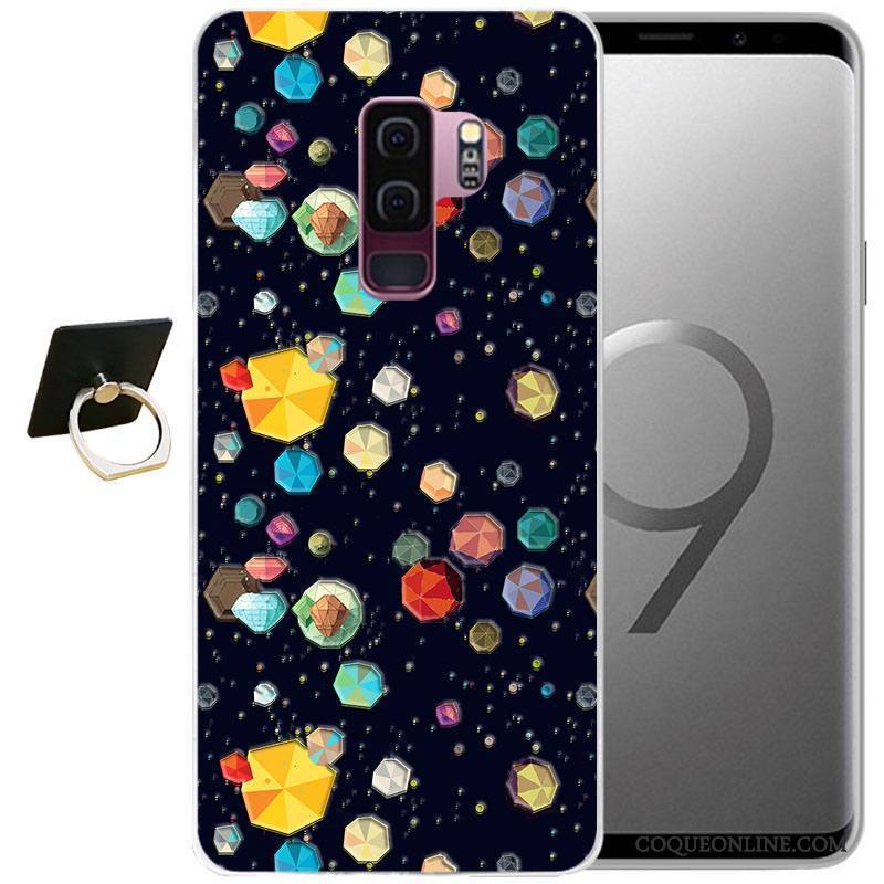 Samsung Galaxy S9 Étoile Bleu Vent Protection Coque De Téléphone Dessin Animé Tout Compris