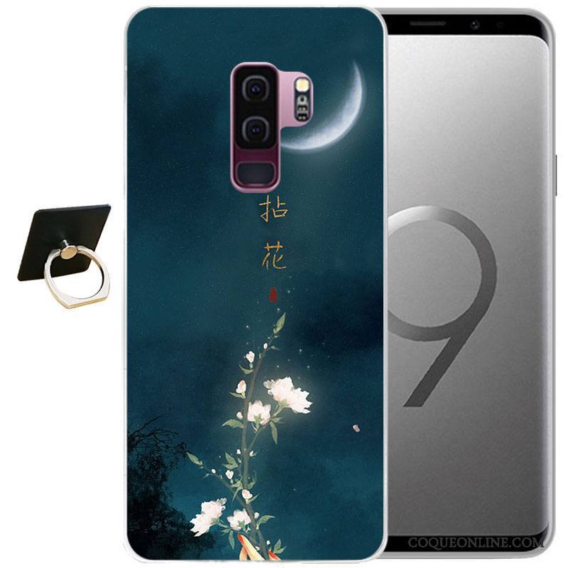 Samsung Galaxy S9 Étoile Bleu Vent Protection Coque De Téléphone Dessin Animé Tout Compris