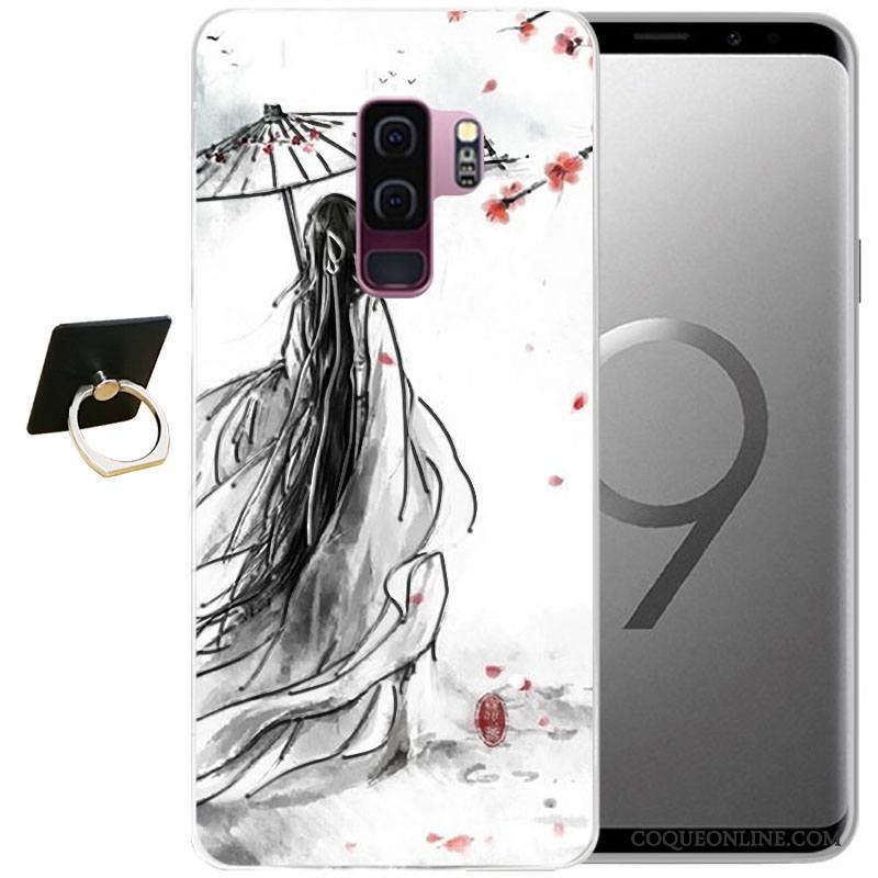 Samsung Galaxy S9 Étoile Bleu Vent Protection Coque De Téléphone Dessin Animé Tout Compris