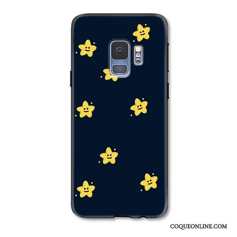 Samsung Galaxy S9 Étoile Charmant Coque De Téléphone Ornements Suspendus Nouveau Bleu Tendance