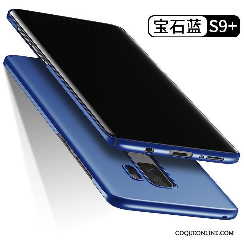 Samsung Galaxy S9+ Étoile Étui Protection Tout Compris Difficile Coque De Téléphone Bleu