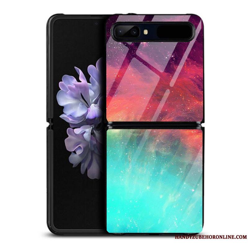 Samsung Z Flip Coque De Téléphone Violet Étoile Créatif Étui Téléphone Portable Plier