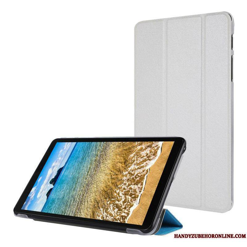 Smart Case Samsung Galaxy Tab A7 Lite Simili Cuir Texture Soie