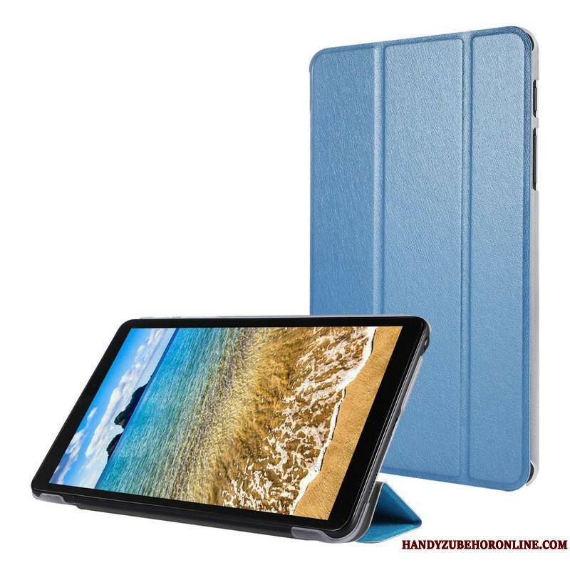 Smart Case Samsung Galaxy Tab A7 Lite Simili Cuir Texture Soie