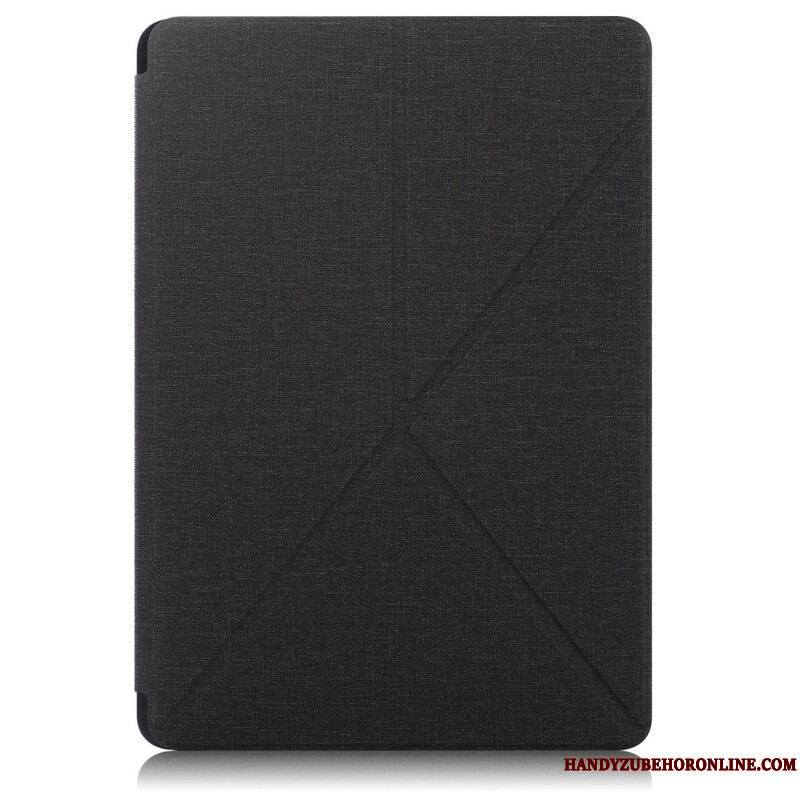 Smart Case Samsung Galaxy Tab S7 FE Texture Tissu Origami