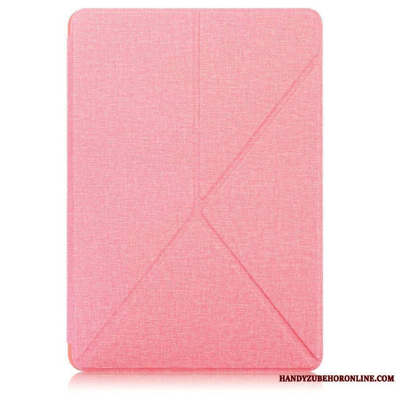 Smart Case Samsung Galaxy Tab S7 FE Texture Tissu Origami