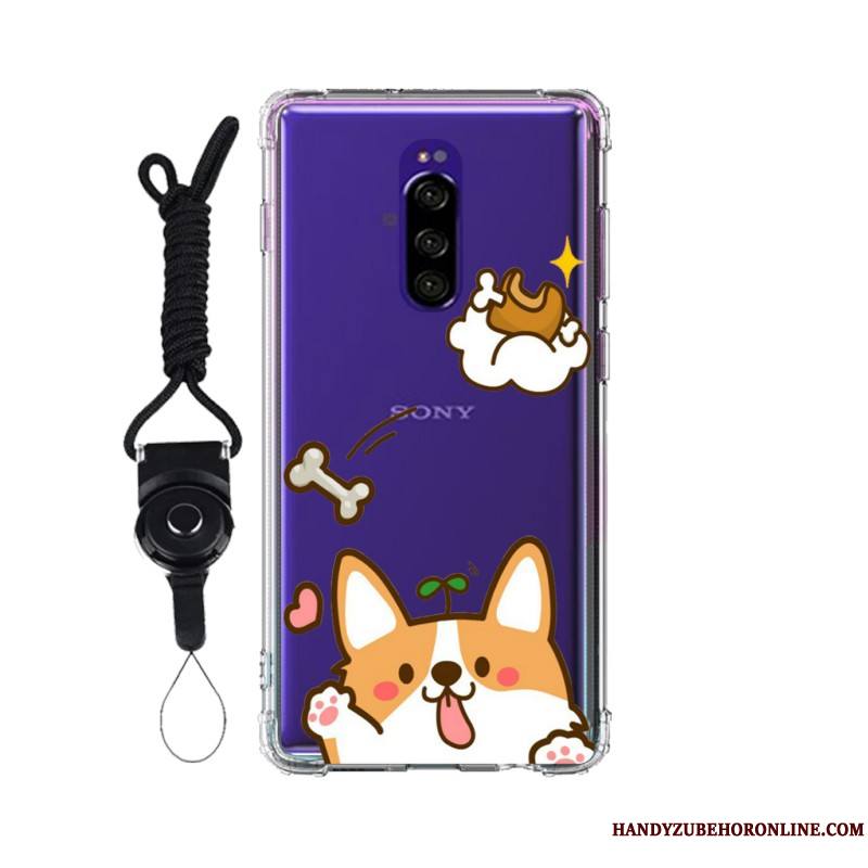 Sony Xperia 1 Coque De Téléphone Étui Fluide Doux Personnalisé Téléphone Portable Incassable Rose