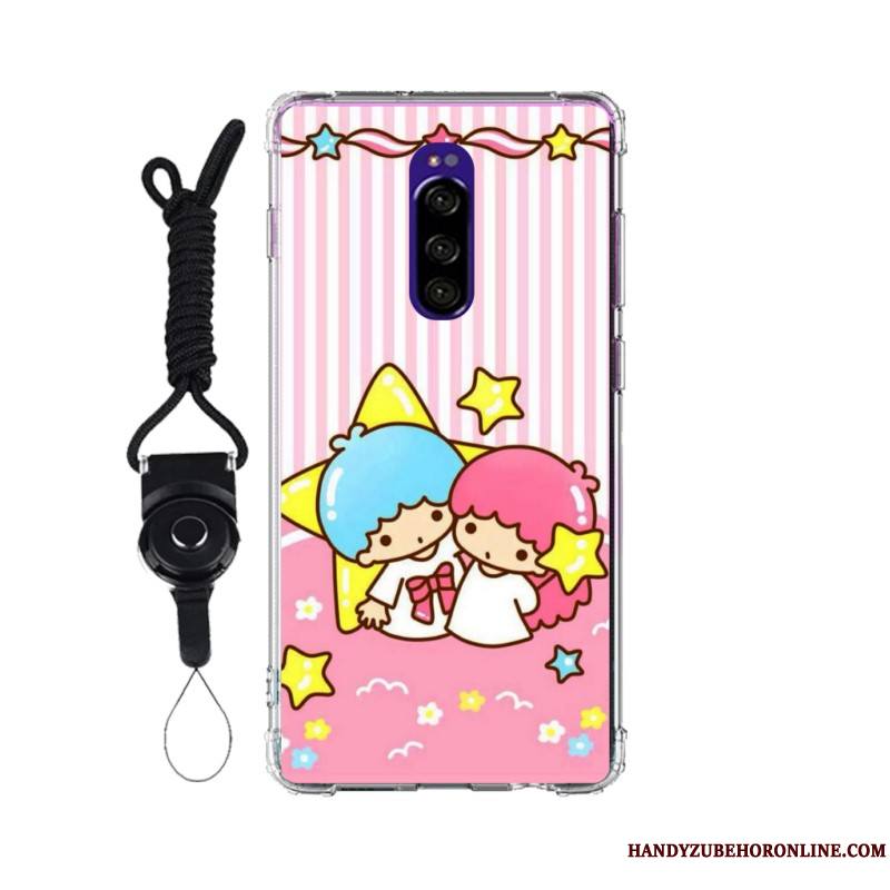 Sony Xperia 1 Coque De Téléphone Étui Fluide Doux Personnalisé Téléphone Portable Incassable Rose