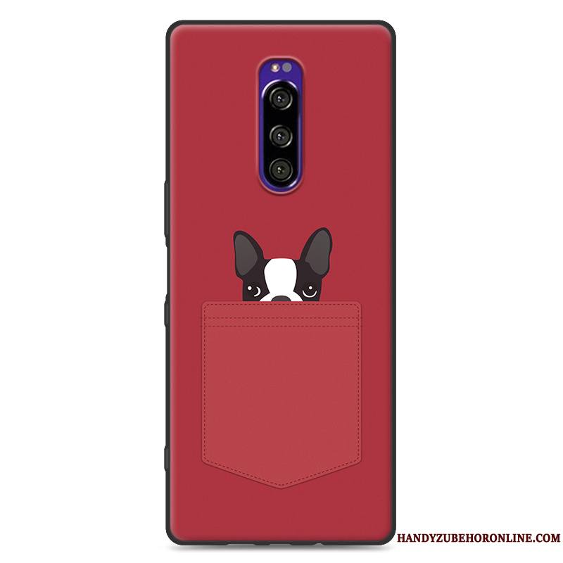 Sony Xperia 1 Personnalité Marque De Tendance Tout Compris Incassable Silicone Charmant Coque De Téléphone